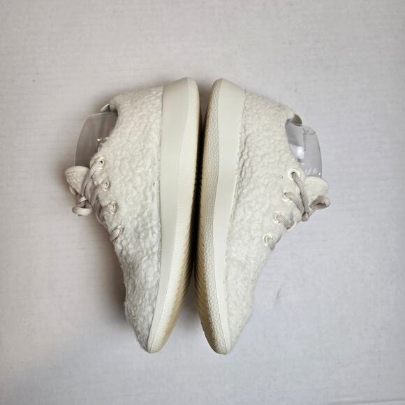 Allbirds WRF Wool Runner Fluffs White Running Shoes Women's Size 7 - Picture 4 of 8